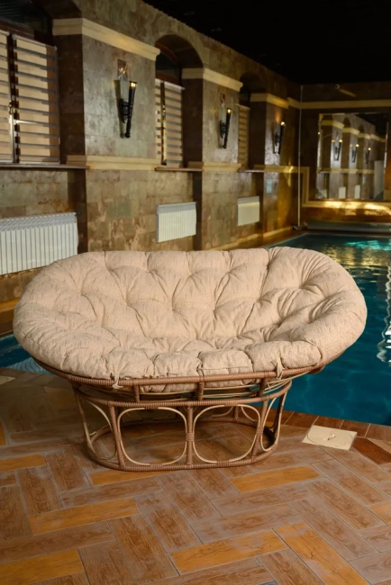 Диван для отдыха из искусственного ротанга Mamasan (Бамбук) Диван для отдыха из искусственного ротанга Mamasan (Бамбук)