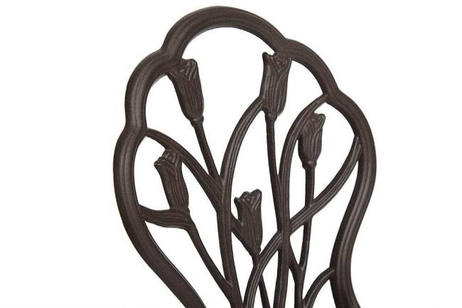 Комплект Secret de Maison Вальс Цветов/Waltz of Flowers (стол+2 стула) алюминиевый сплав, D60/H67, 47х41х86см, бронзовый бронза/bronze алюминиевый сплав