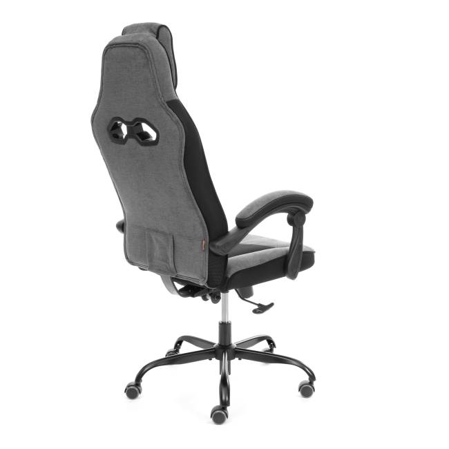 Кресло Arena metalBL ткань,велюр, серый/черный, KUB 05/TW-11/35 серый/черный ткань,велюр