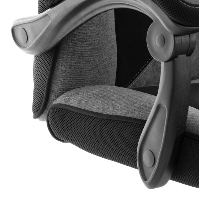 Кресло Arena metalBL ткань,велюр, серый/черный, KUB 05/TW-11/35 серый/черный ткань,велюр