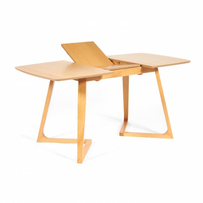 Стол раскладной VAKU (Ваку) МДФ/бук, 80х120+40х75см, натуральный Натуральный основание бук, столешница мдф Стол раскладной VAKU (Ваку) МДФ/бук, 80х120+40х75см, натуральный Натуральный основание бук, столешница мдф