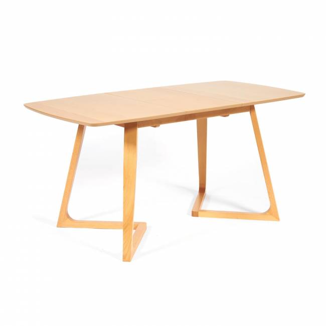 Стол раскладной VAKU (Ваку) МДФ/бук, 80х120+40х75см, натуральный Натуральный основание бук, столешница мдф Стол раскладной VAKU (Ваку) МДФ/бук, 80х120+40х75см, натуральный Натуральный основание бук, столешница мдф