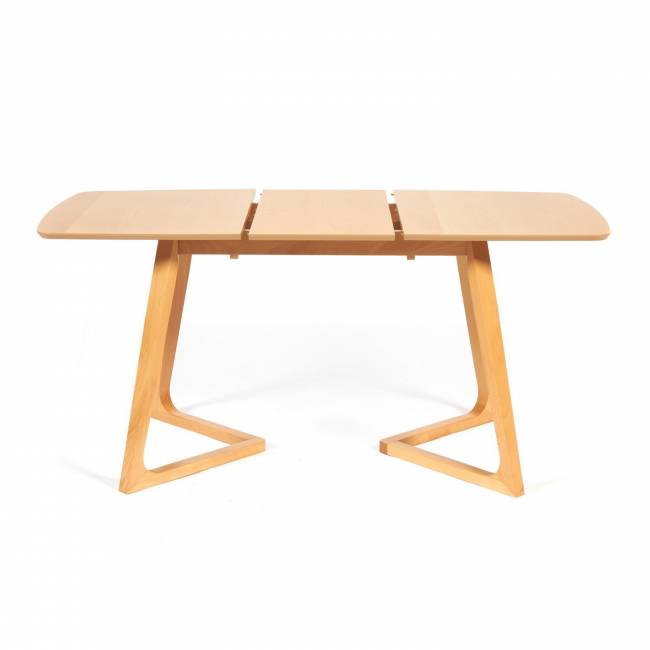 Стол раскладной VAKU (Ваку) МДФ/бук, 80х120+40х75см, натуральный Натуральный основание бук, столешница мдф Стол раскладной VAKU (Ваку) МДФ/бук, 80х120+40х75см, натуральный Натуральный основание бук, столешница мдф