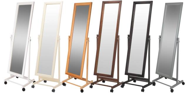 Зеркало напольное В 27Н светло-коричневый 137 см х 42,5 см