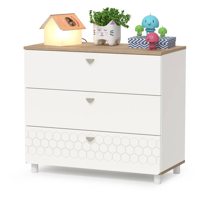 Мебель для детской комнаты Эйп № 1 цвет белый/дуб белый