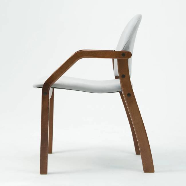 Стул-кресло Джуно 2.0 орех/серый