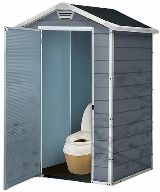 Пластиковый домик для туалета Keter Manor