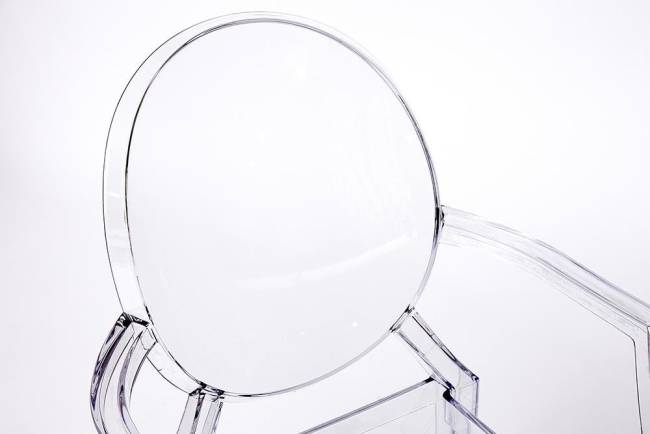 Кресло MEDALION (mod. 922) / 1 шт. в упаковке пластик, 56,5*53,2*92,5см, бесцветный бесцветный пластик