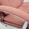Кресло SOFTY LUX  флок , розовый, 137