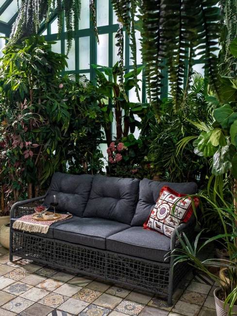 Плетеный диван LUCCA 3-х местный Плетеный диван LUCCA 3-х местный