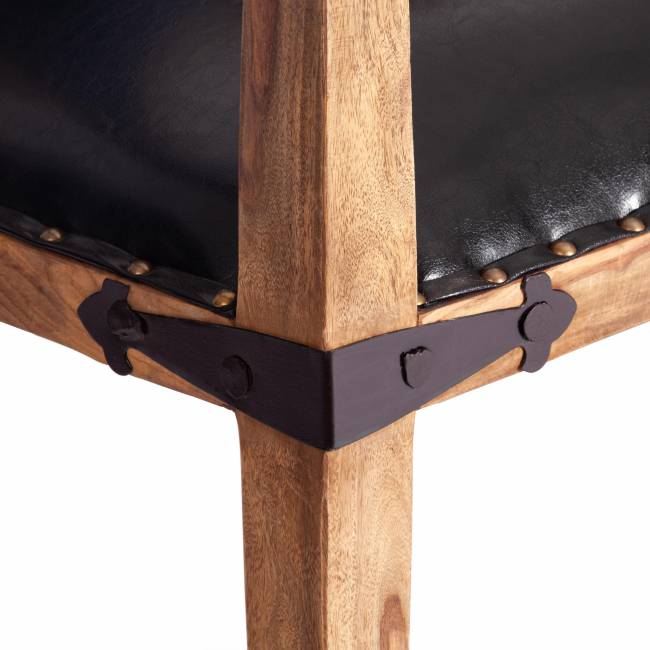 Кресло Бомбей ( CW-6374 ) NEW палисандр, 60х53х84см, Natural tinted (натуральный тонированный) натуральный