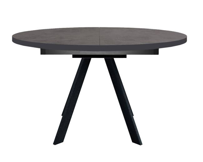 Стол DikLine RD120 хромикс бронза/ опоры черные Стол DikLine RD120 хромикс бронза/ опоры черные