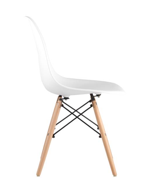 Стул Eames Style DSW белый (разборный каркас)