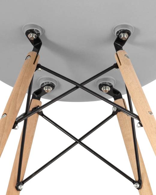 Стул Eames Style DSW белый (разборный каркас)