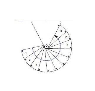 Винтовая лестница Calgary Grey d140