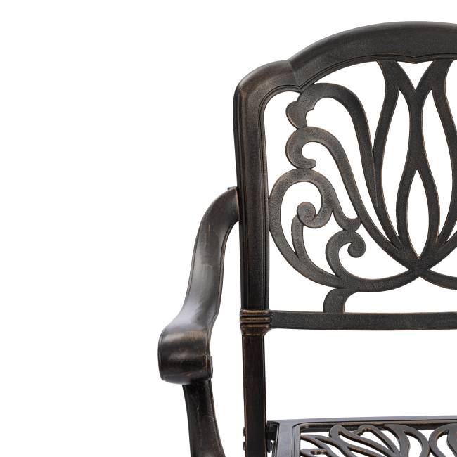 Комплект Secret de Maison Квартет/Quartet (стол+4 стула) алюминиевый сплав, бронзовый (Комплект из 4 шт.) бронза/bronze алюминиевый сплав