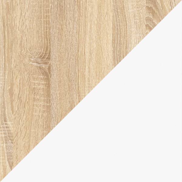 Две тумбы под ТВ 13.267.01 + 13.267.01 цвет белый шагрень/дуб сонома