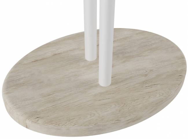 Вешалка Калифорния Напольная, дуб беленый/белый Вешалка Калифорния Напольная, дуб беленый/белый
