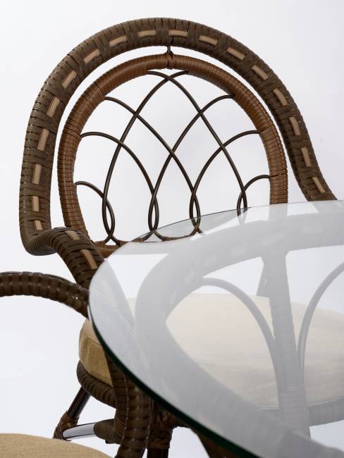 Комплект из искусственного ротанга Java (Ява)-6 (цвет: Орех) Комплект из искусственного ротанга Java (Ява)-6 (цвет: Орех)