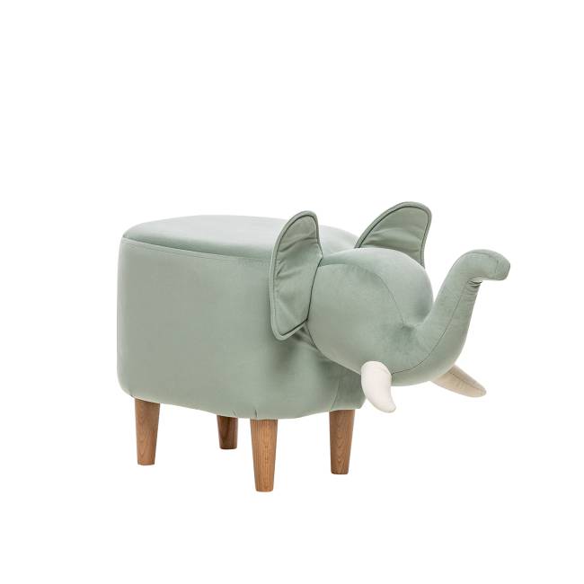 Пуф Leset Slon COMBI V14 бирюзовый, компаньон V01 белый Бук Пуф Leset Slon COMBI V14 бирюзовый, компаньон V01 белый Бук