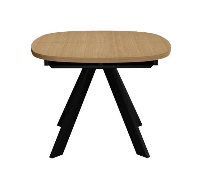 Стол DikLine B110 Дуб Каселла натуральный/опоры черные