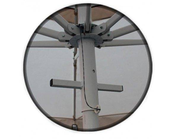 Зонт уличный 3,5М круглый, стальной каркас, с подставкой Зонт уличный 3,5М круглый, стальной каркас, с подставкой