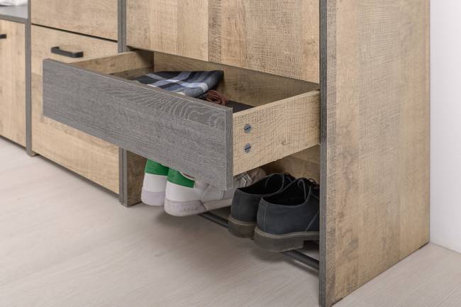 Шкаф для одежды Трувор 13.328.02 цвет дуб гранж песочный/интра