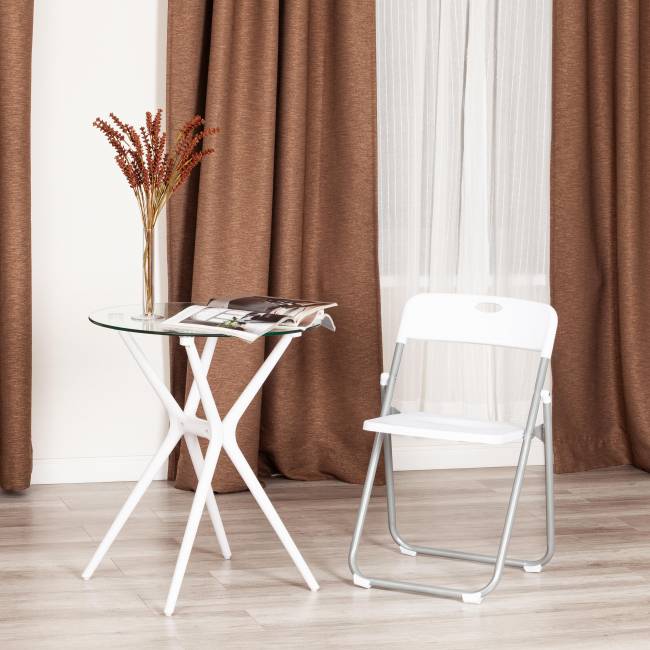 Стул складной FOLDER (mod. 3017H) каркас: металл, сиденье/спинка: пластик, 49 x 46.5 x 73.5 см, white (белый) / grey (серый) (Комплект из 6 шт.) белый, серый Стул складной FOLDER (mod. 3017H) каркас: металл, сиденье/спинка: пластик, 49 x 46.5 x 73.5 см, white (белый) / grey (серый) (Комплект из 6 шт.) белый, серый