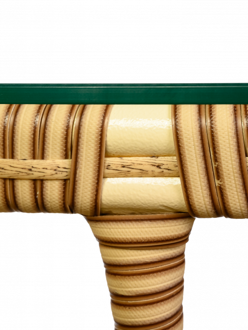 Комплект из искусственного ротанга Java (Ява)-6 (цвет: слоновая кость)