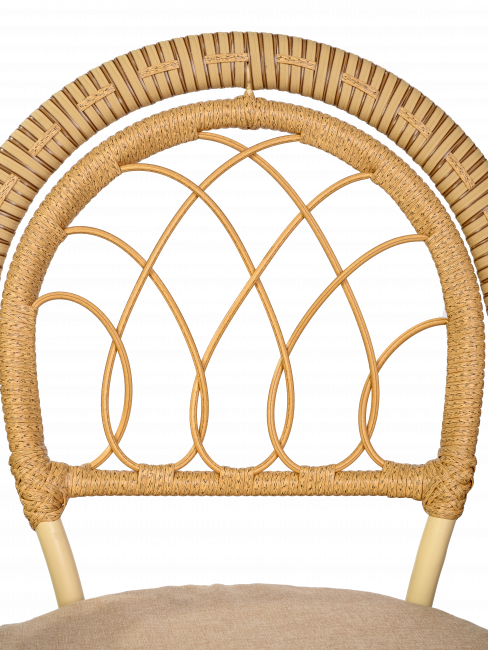 Комплект из искусственного ротанга Java (Ява)-6 (цвет: слоновая кость)