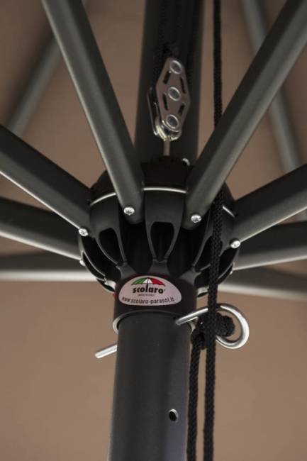 Зонт профессиональный 3х4 м Napoli Standard антрацит 3000х4000 мм