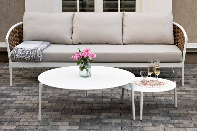 "Тоскана" лаунж-зона из искусственного ротанга, цвет соломенный "Тоскана" лаунж-зона из искусственного ротанга, цвет соломенный