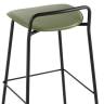 Стул барный Mantis экокожа зеленый