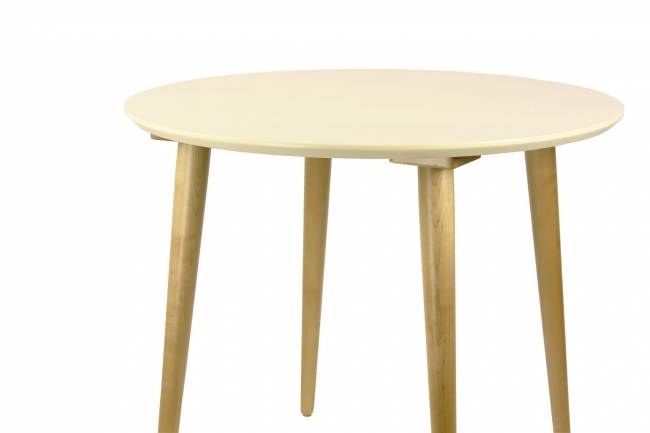 Стол Монте К 100, Натуральное дерево/Слоновая кость