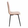 Стул Арк/Arc велюр/металл, 46х52х88см, бежевый/черный бежевый Велюр/металл
