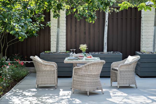 "Фредо" обеденная группа плетеная, цвет бежевый "Фредо" обеденная группа плетеная, цвет бежевый