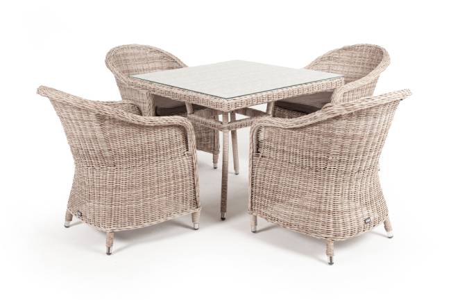 "Фредо" обеденная группа плетеная, цвет бежевый "Фредо" обеденная группа плетеная, цвет бежевый
