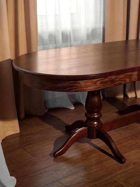 Стол обеденный Тарун 3 раздвижной орех 150/200*84