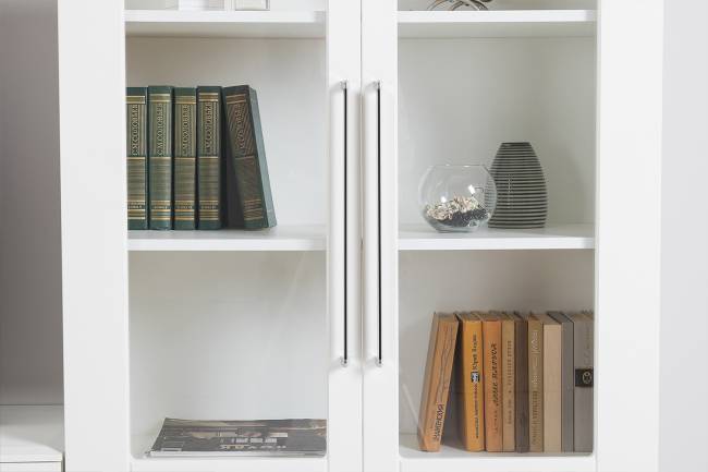 Два широких серванта и ТВ-тумба Валенсия цвет белый шагрень Два широких серванта и ТВ-тумба Валенсия цвет белый шагрень