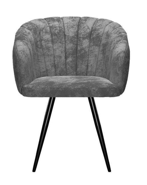 Стул DikLine 442 поворотный, M14 серый, ножки черные Стул DikLine 442 поворотный, M14 серый, ножки черные