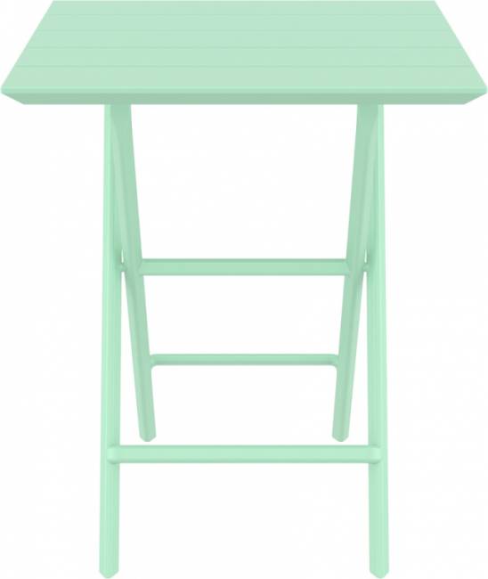 Стол пластиковый складной Helen Folding Table 60 опаловый зеленый 600х600х740 мм Стол пластиковый складной Helen Folding Table 60 опаловый зеленый 600х600х740 мм