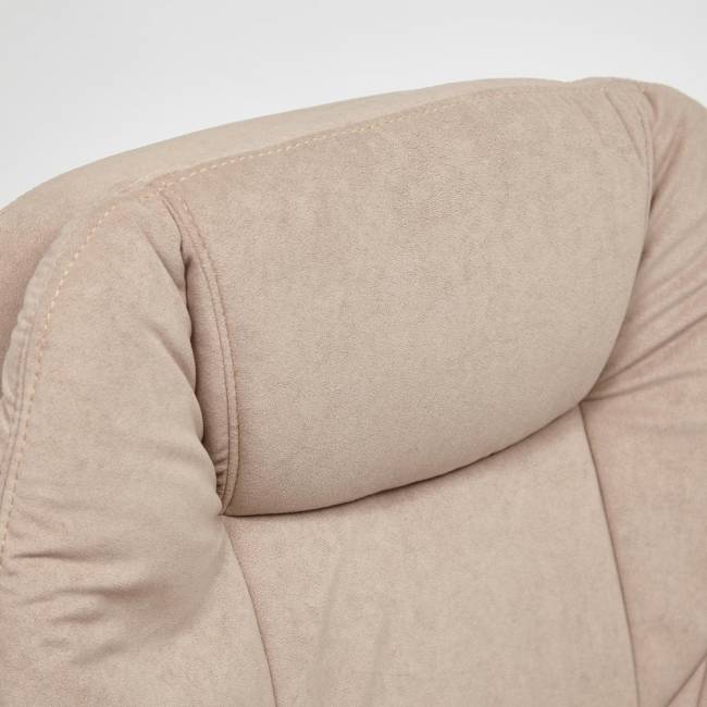 Кресло Софти Люкс/Softy Lux флок , бежевый, 7 бежевый флок Кресло Софти Люкс/Softy Lux флок , бежевый, 7 бежевый флок