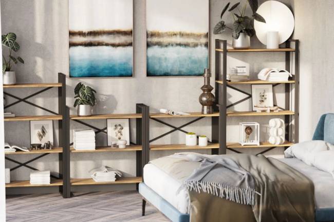 Стеллаж Калифорния "Хардвиг M", дуб американский Стеллаж Калифорния "Хардвиг M", дуб американский